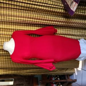 Red Calvin Klein  Decorative  Sleeves